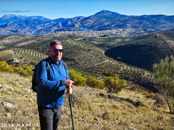 Vista de Noalejo desde el Cerro de Santa Merced