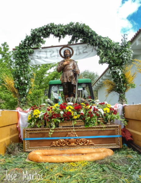 Carroza de San Isidro para la Romería de Navalcán