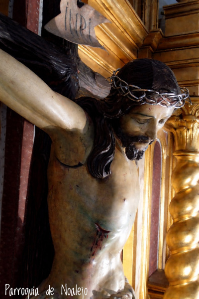 Cristo de la Soledad de la Parroquia de Noalejo. (Anónimo, posiblemente del siglo XVIII)