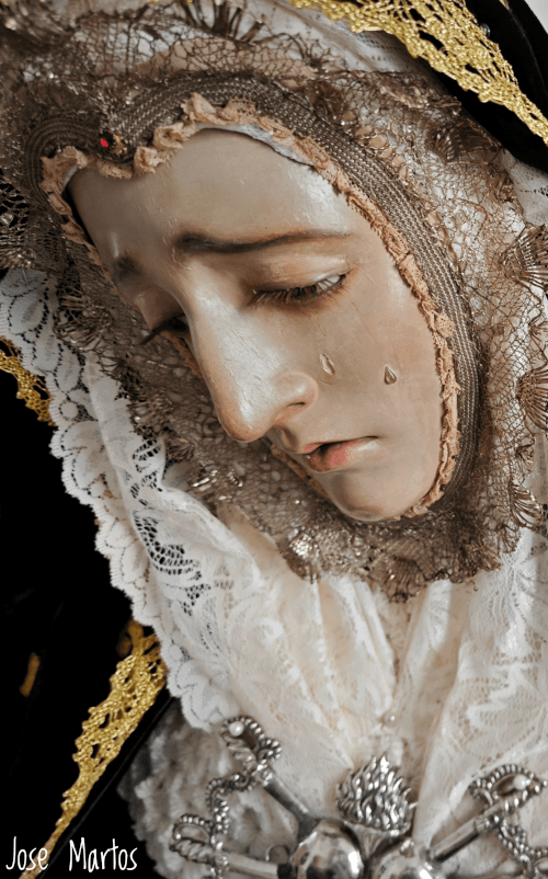 Virgen de los Dolores de Noalejo. Anónimo, siglo XVIII. Atribuida a la escuela granadina.