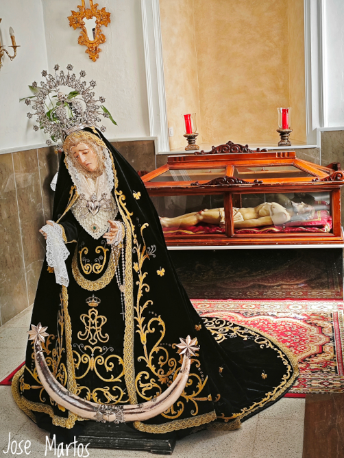 irgen de los Dolores de Noalejo. Anónimo, siglo XVIII. Atribuida a la escuela granadina.